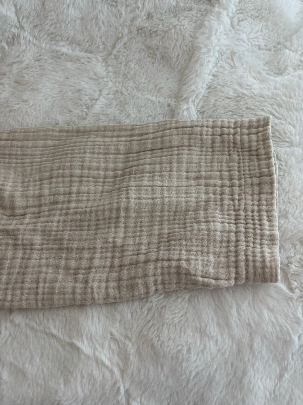 Parachute Cloud Cotton Robe in Bone Size Medium Gauze Relaxed Loungewear Comfy